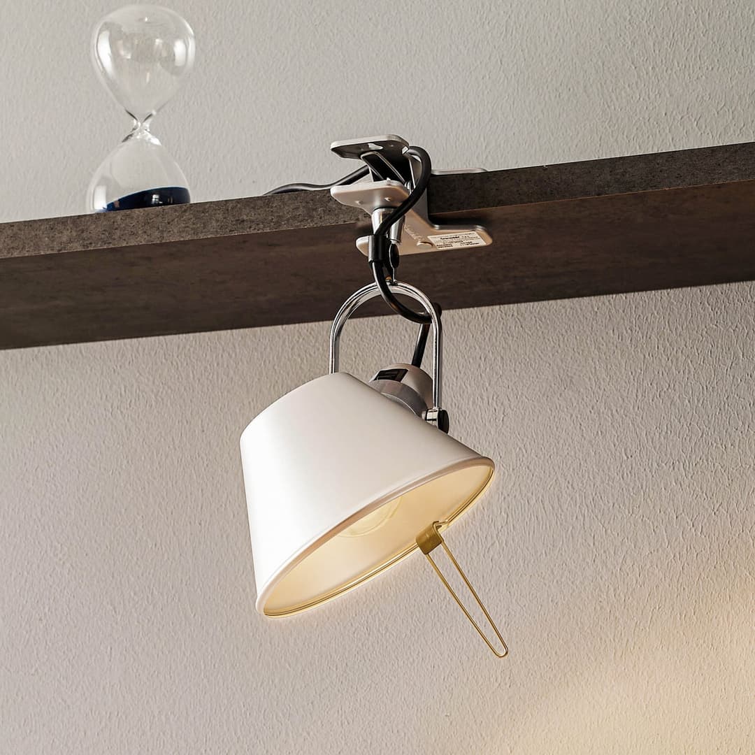 Tolomeo Pinza Wandleuchte Alu - Artemide - Wohnzimmer - Design - Metall - Einflammig