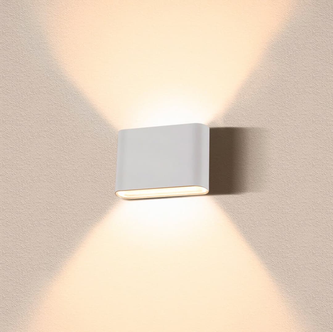 Oval 14 LED Außenwandleuchte IP65 White - SLV - Modern - Metall - Mehrflammig