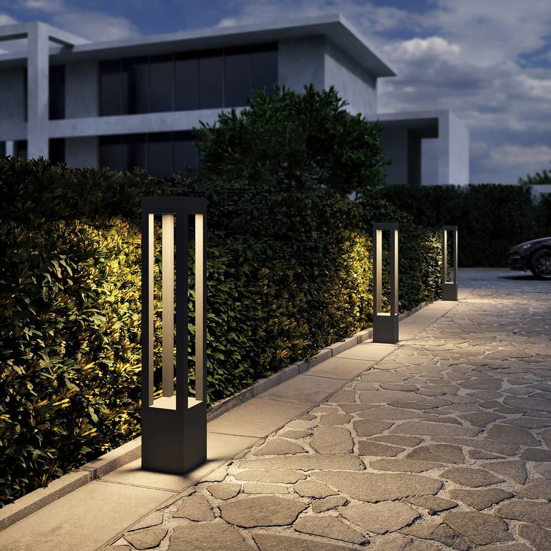 Lienna Außen Gartenleuchte H90 Dark Grey - Arcchio - Terrasse - Modern - Aluminium - Einflammig