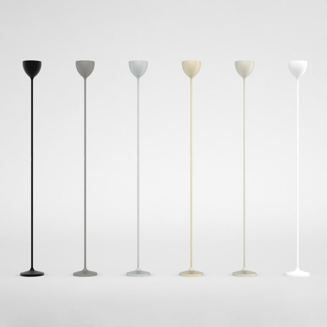 Drink F1 Stehleuchte LED 2 Alu - Rotaliana - Wohnzimmer - Design - Metall - Einflammig