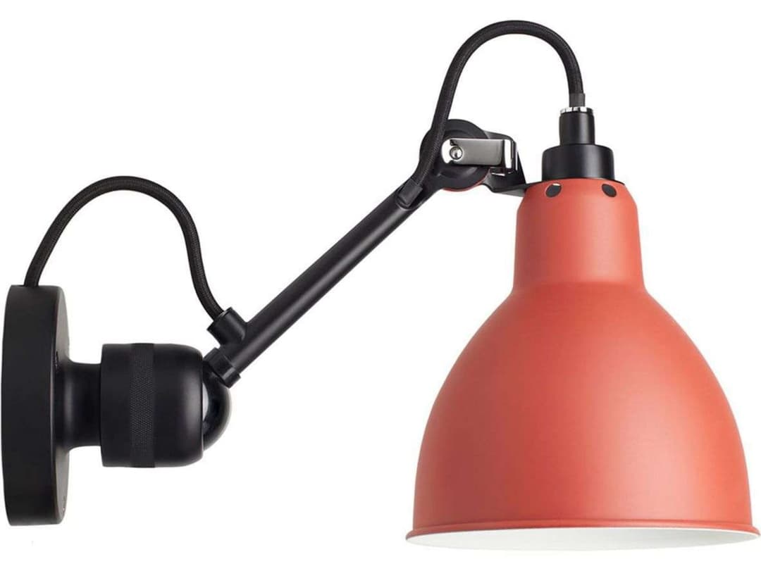 Lampe Gras 304 Wandleuchte, rot - DCW - Wohnzimmer - Design - Metall