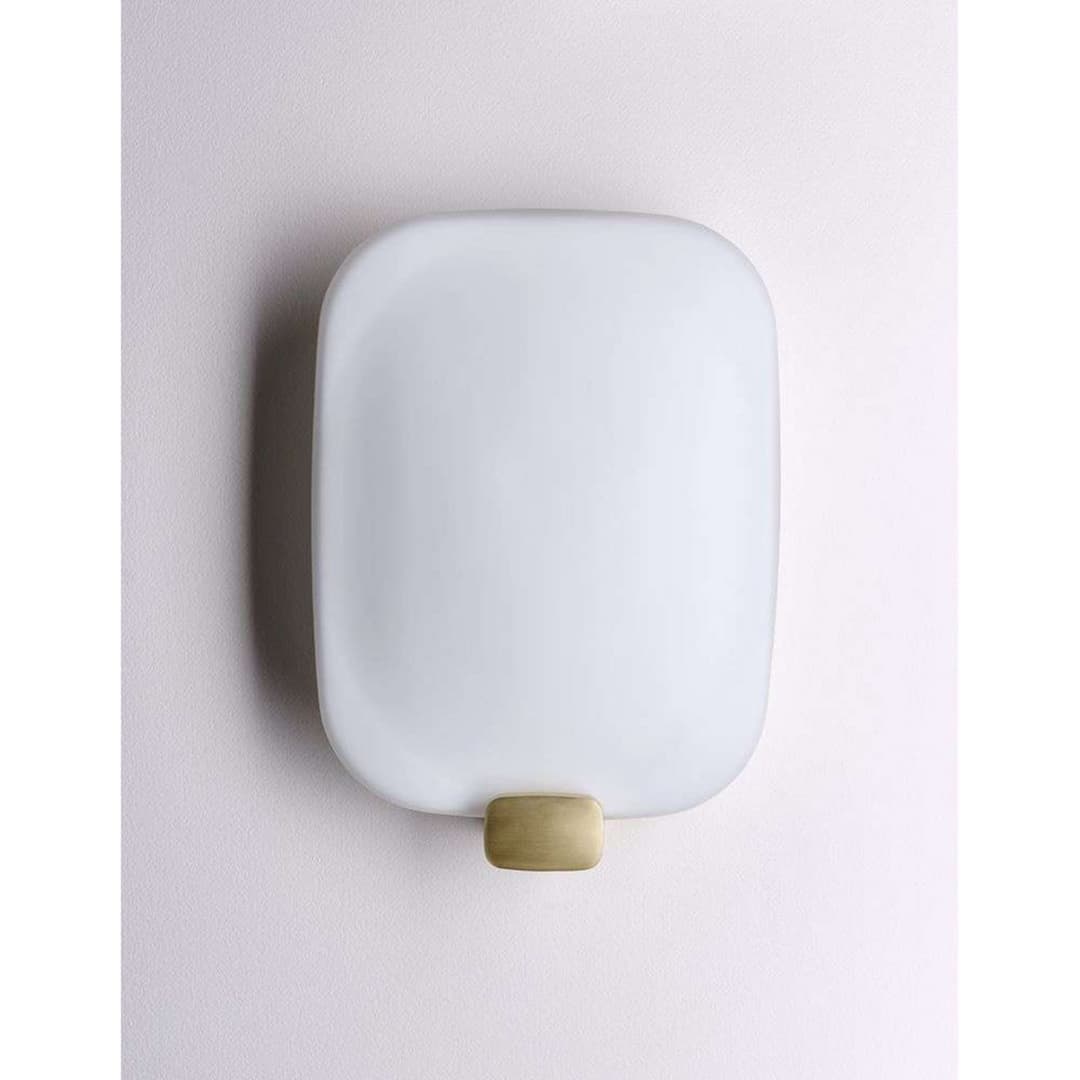 Light Me Tender M Wandleuchte Vertical Brass - DCW - Flurbereich - Glas