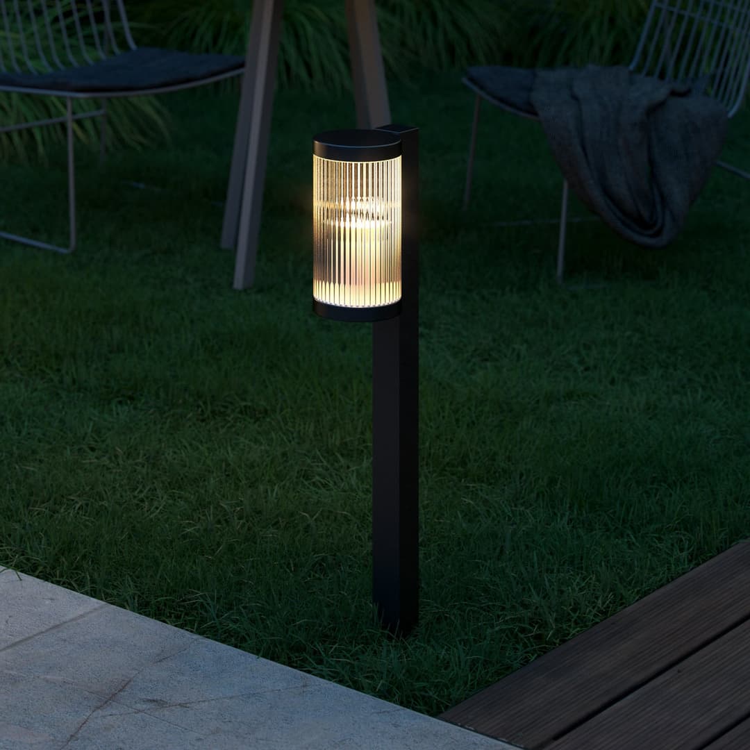 Coupar Gartenleuchte Black - Nordlux Coupar Garden - Metall - Einflammig