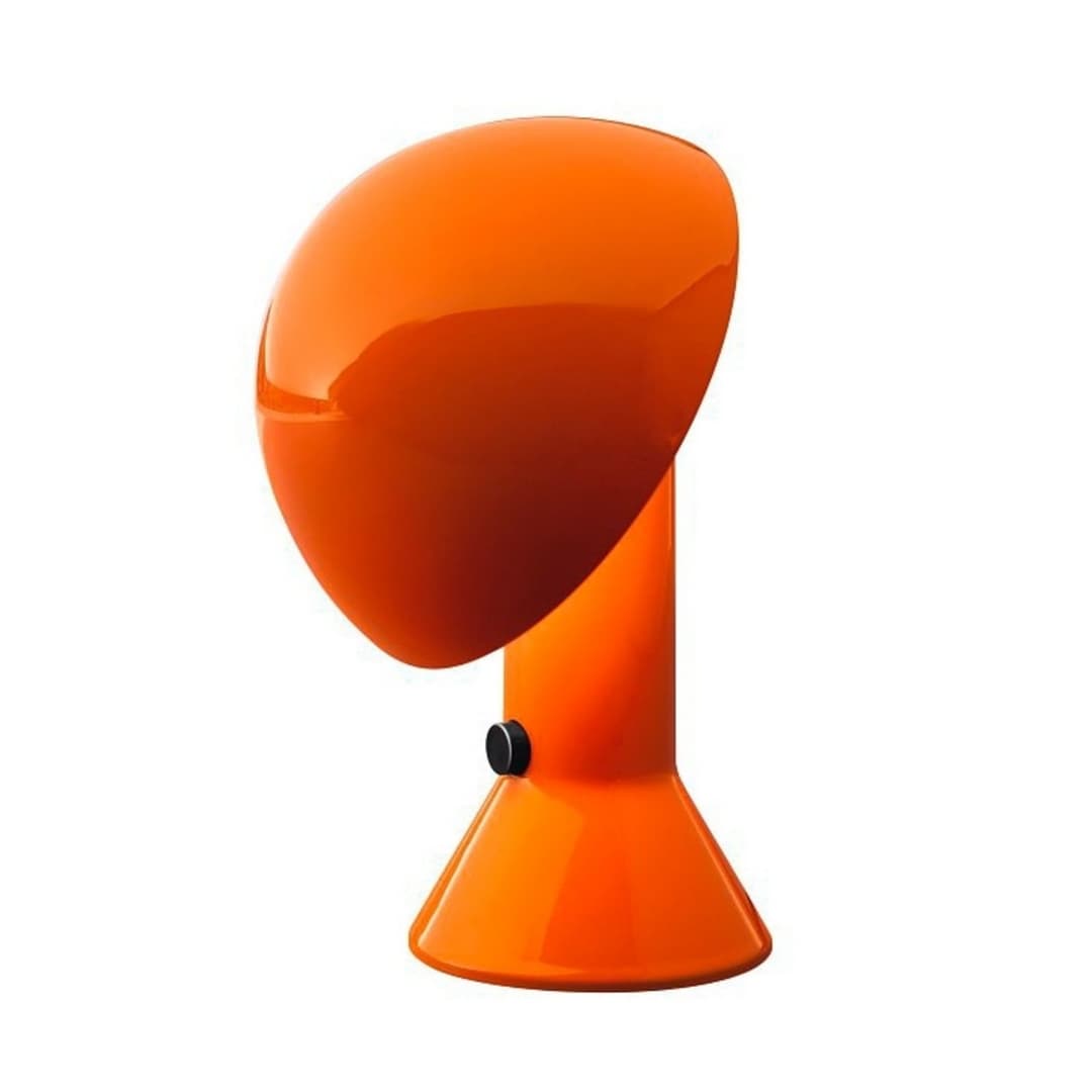 Elmetto Tischleuchte Orange - Martinelli Luce - Wohnzimmer - Design - Kunststoff - Mit Schirm