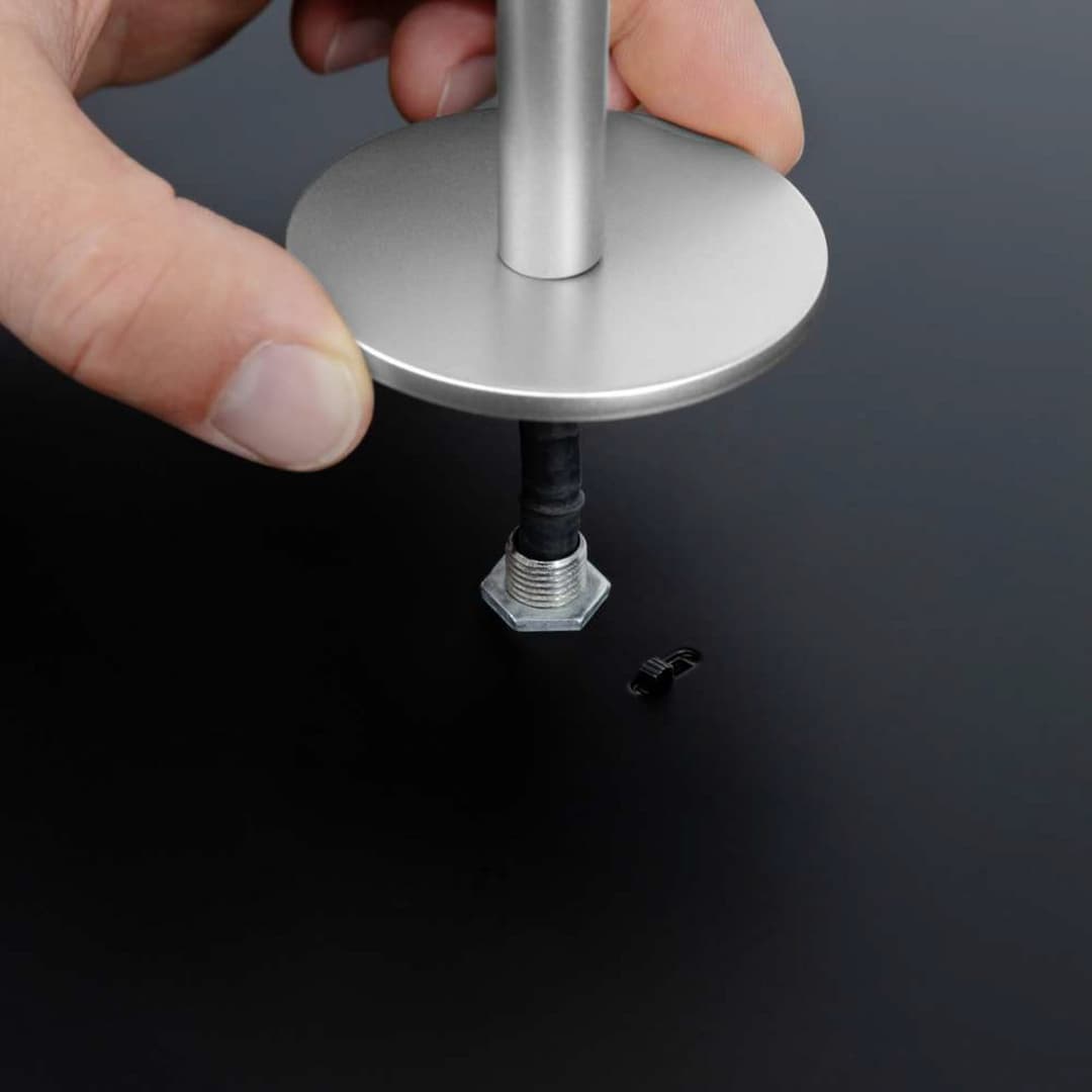 Asteria Plus Pendelleuchte Mini Black/Steel Top - UMAGE - Wohnzimmer - Metall