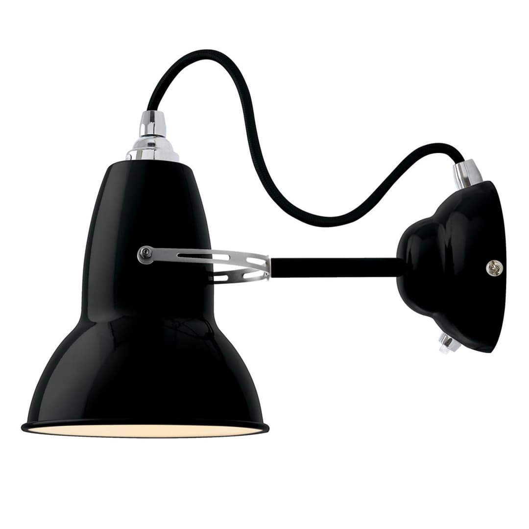Original 1227 Wandleuchte Jet Black - Anglepoise - Wohnzimmer - Industrielles Design - Metall - Einflammig
