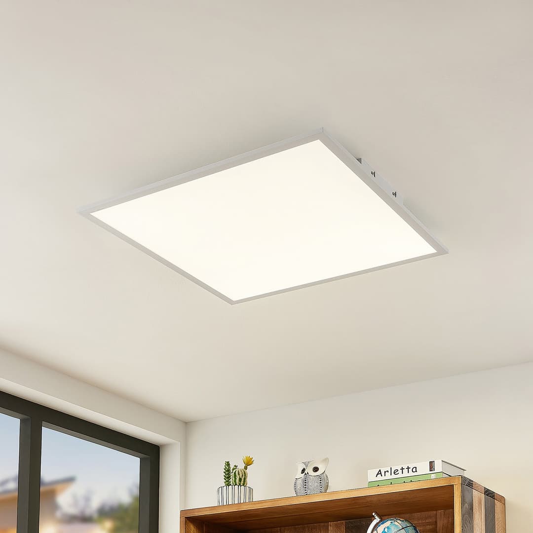 Quais LED Deckenleuchte 4.000K 60x60 White - Lindby - Küche - Modern - Aluminium - Eckig