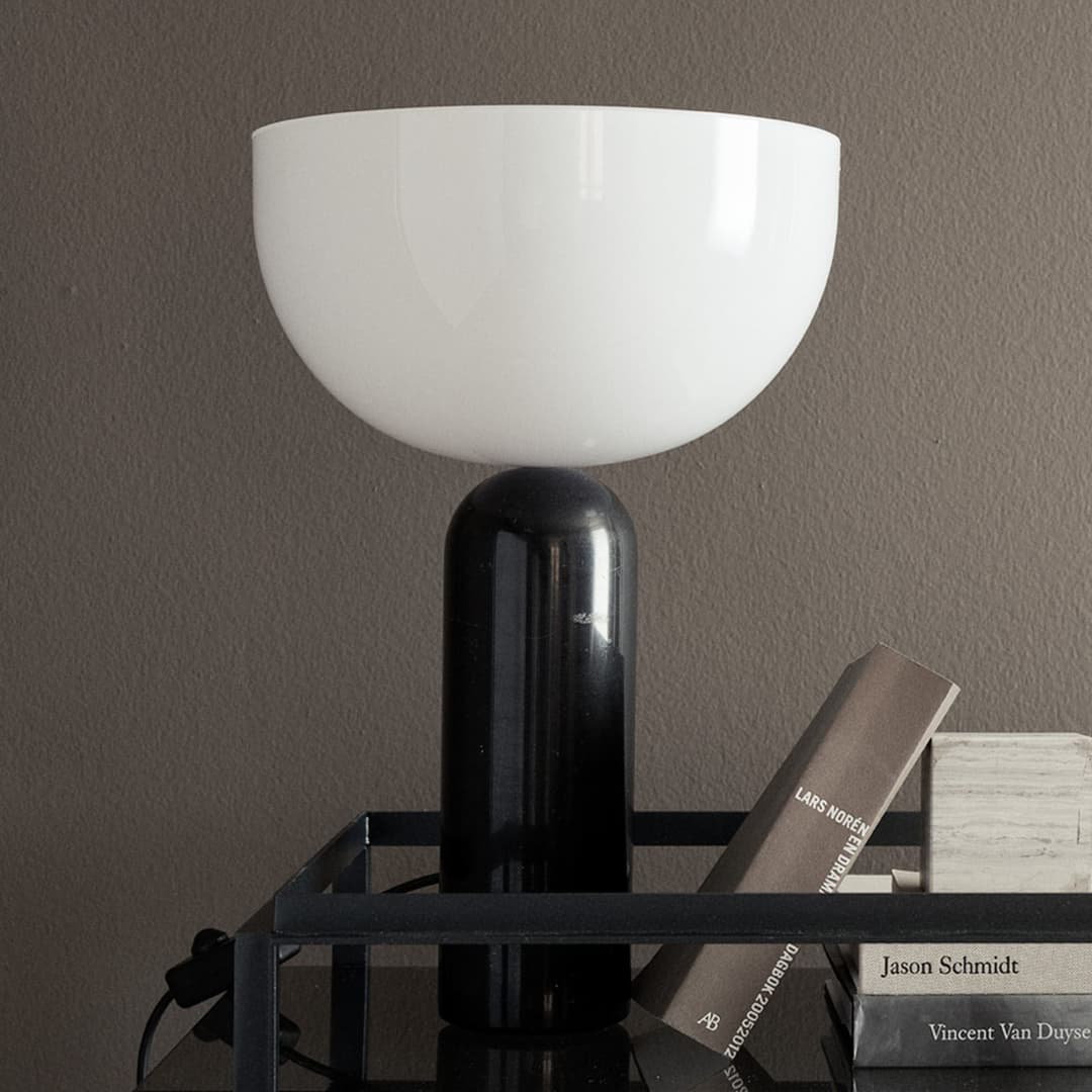 Kizu Tischleuchte Large Black - New Works Kizu Large - Wohnzimmer - Design - Stein