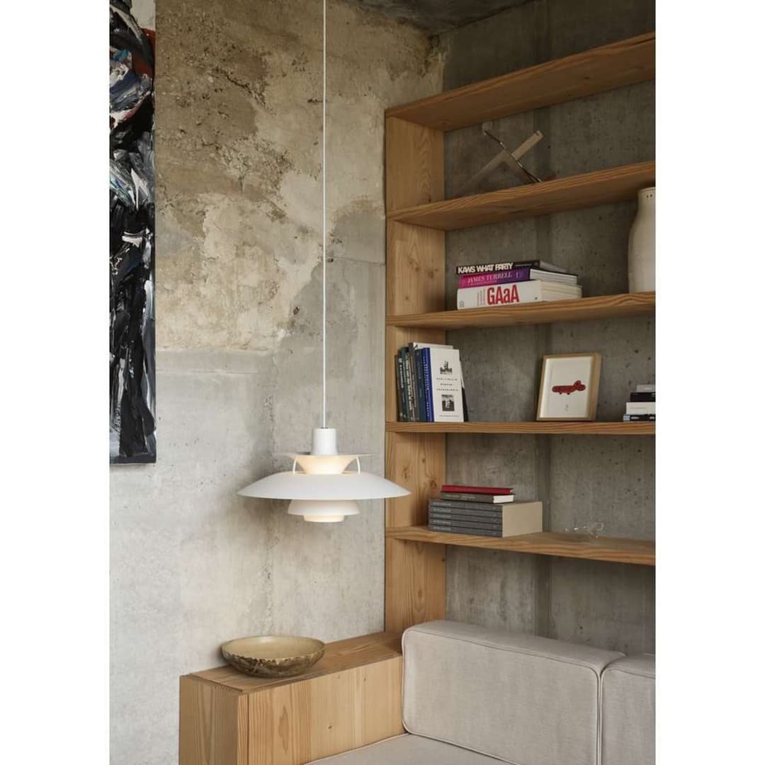 PH 5 300 Pendelleuchte, beige, Ø 30 cm - Louis Poulsen - Wohnzimmer - Metall