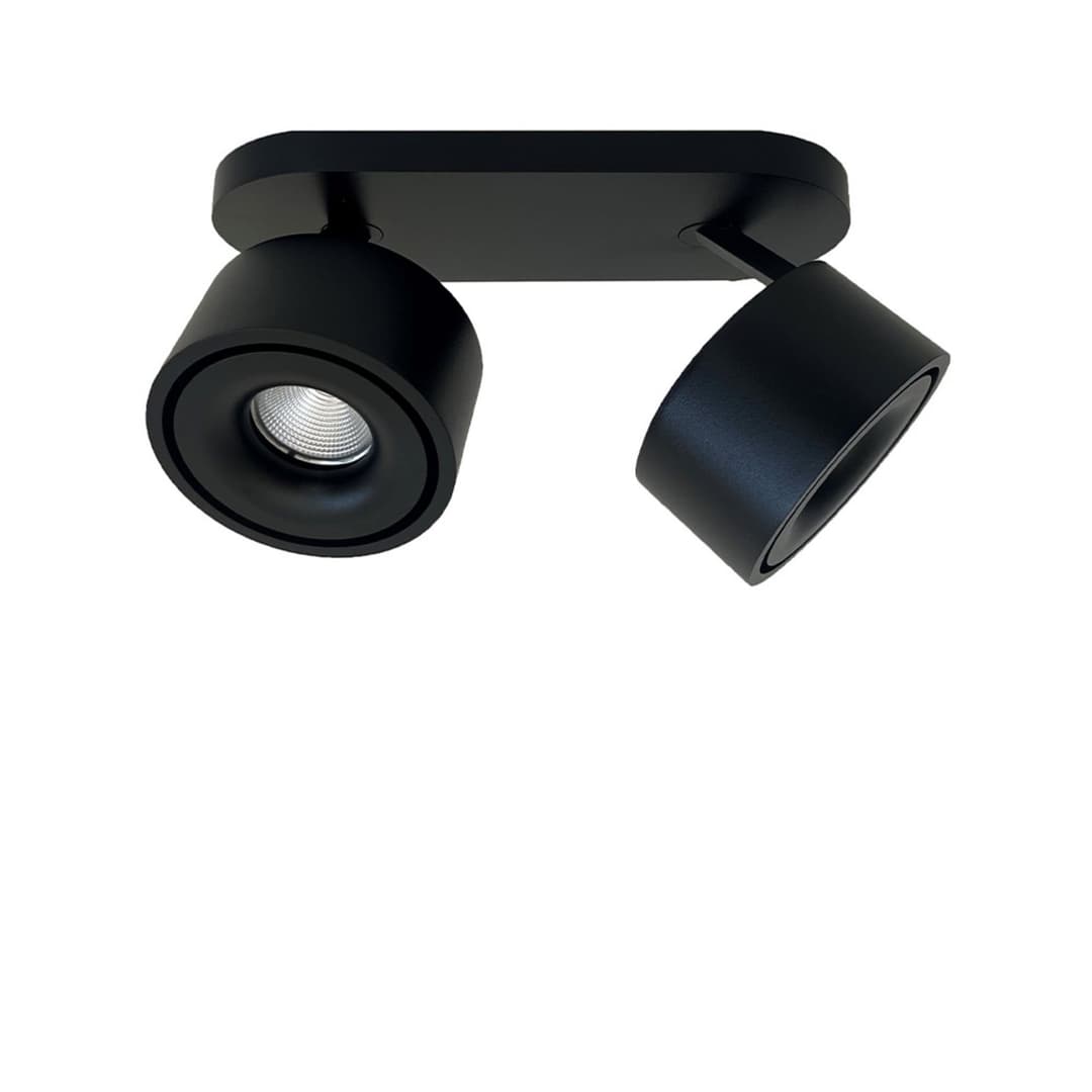 Easy Braccio W2100 LED Deckenleuchte 2700K Black - Antidark - Wohnzimmer - Aluminium