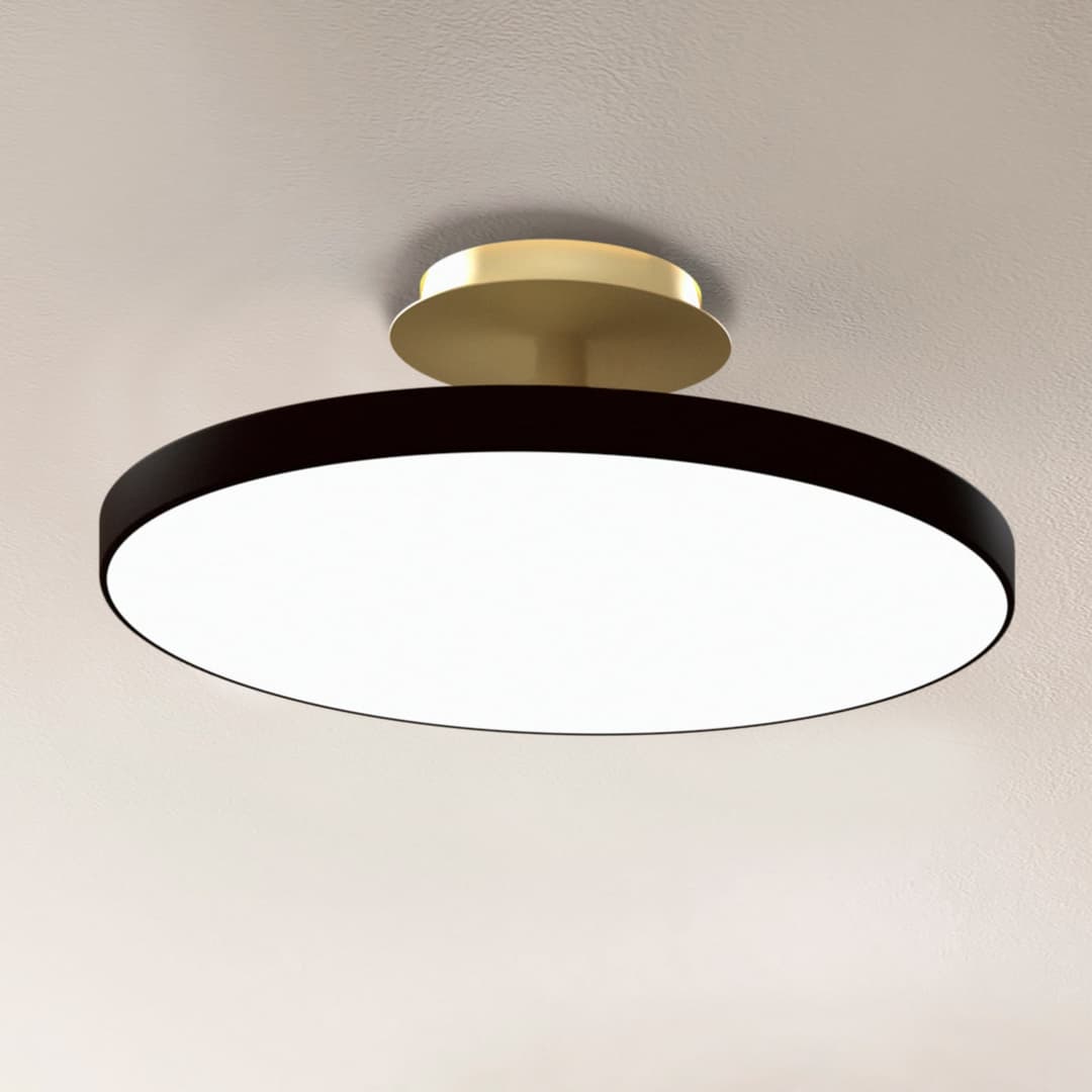 Asteria UP PLUS LED-Deckenlampe, schwarz, 31 cm, CCT - UMAGE - Wohnzimmer - Design - Metall - Mit Abstand