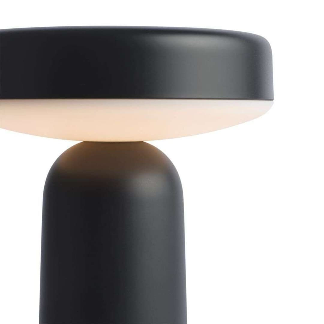 Ease Portable Tischleuchte Black - Muuto - Wohnzimmer - Kunststoff
