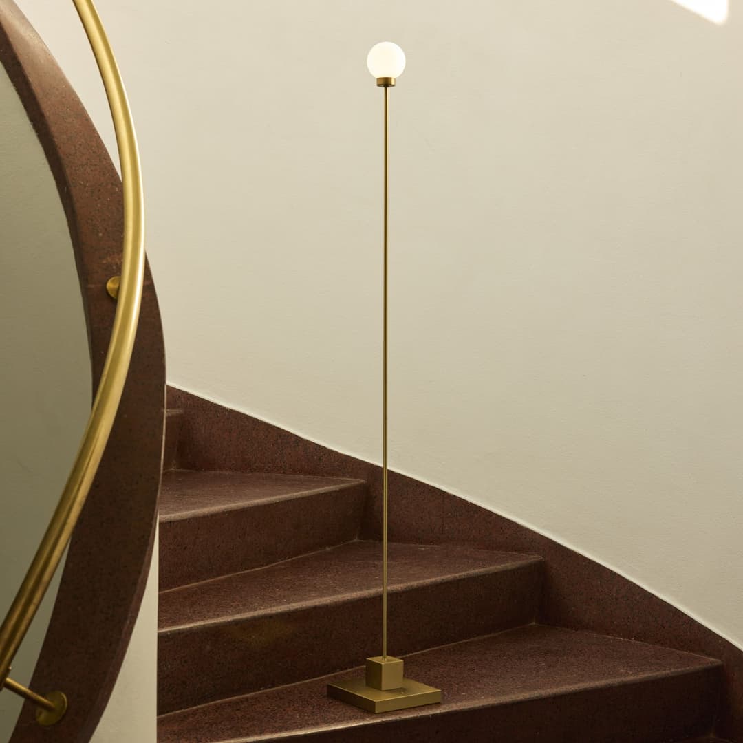 Snowball LED-Akku-Stehleuchte - Northern - Wohnzimmer - Design - Metall - Einflammig