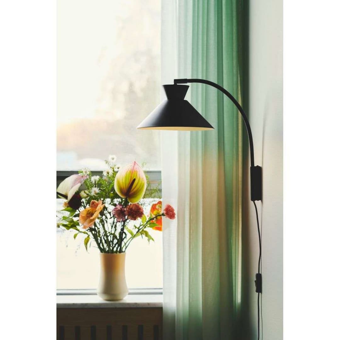 Dial Wandleuchte Black - Nordlux - Wohnzimmer - Metall