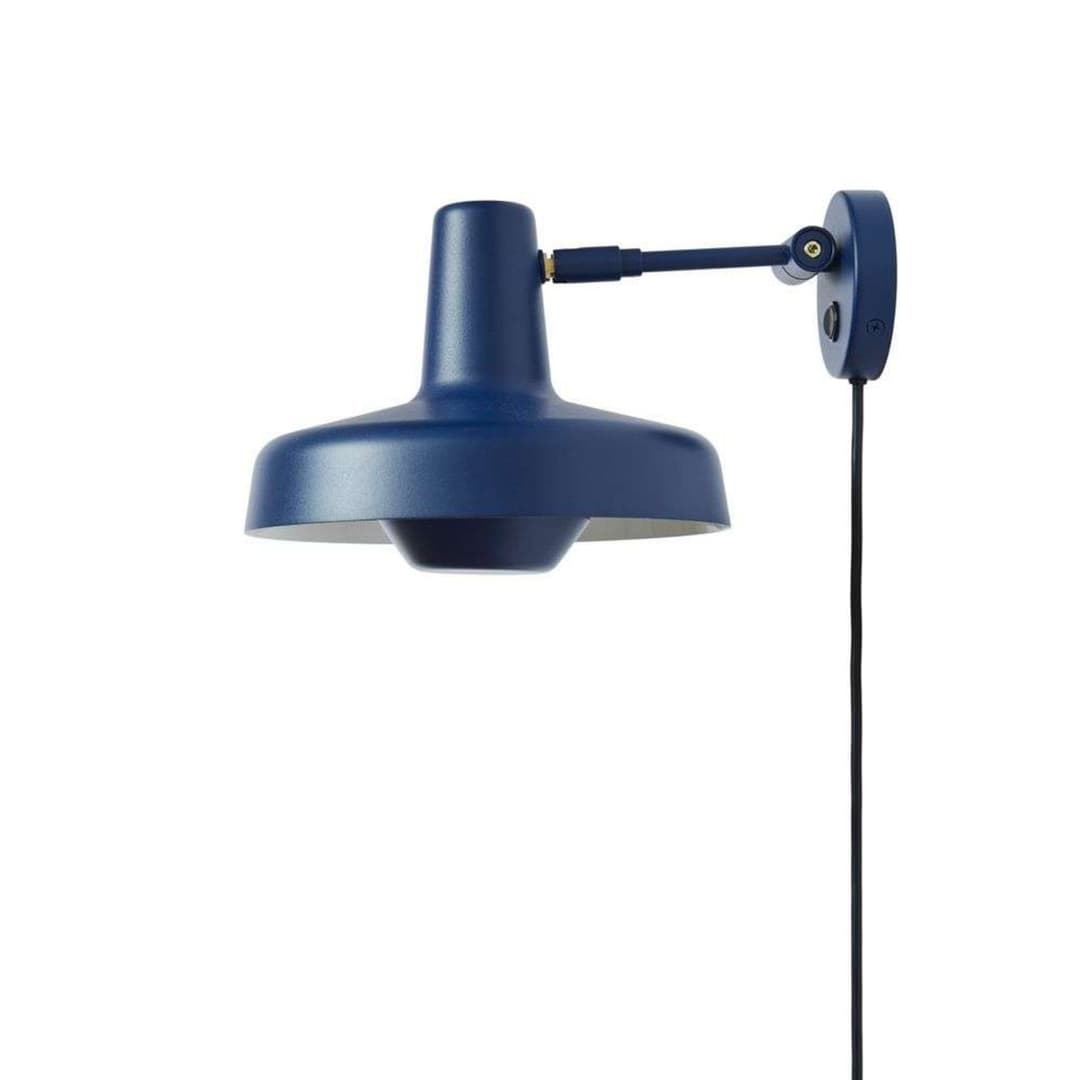 Arigato Wandleuchte Extra Short Blue - Grupa - Wohnzimmer - Vintage - Aluminium