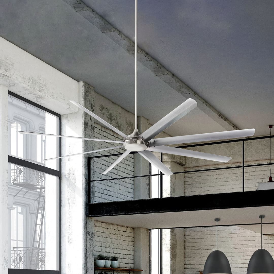 Widespan Deckenventilator, nickel - Westinghouse - Wohnzimmer - Modern - Metall
