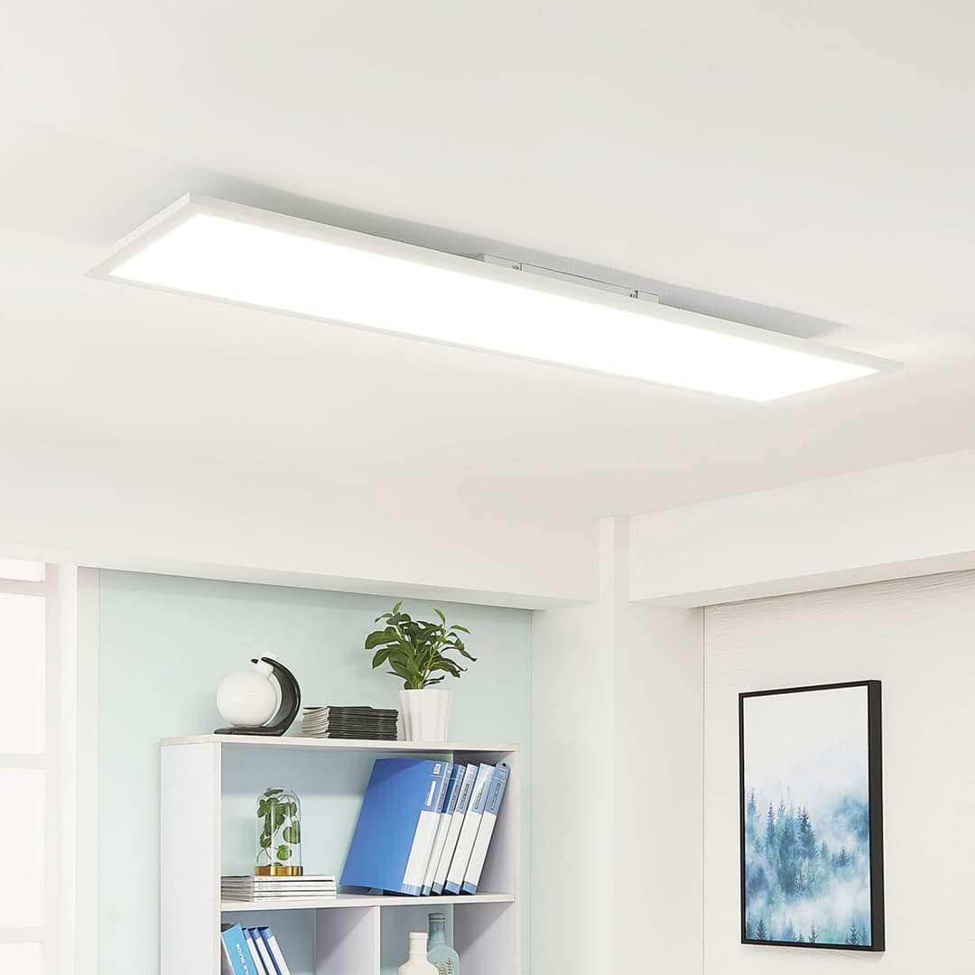Lysander Deckenleuchte 55W White - Arcchio - Arbeitszimmer / Büro - Modern - Aluminium - Eckig