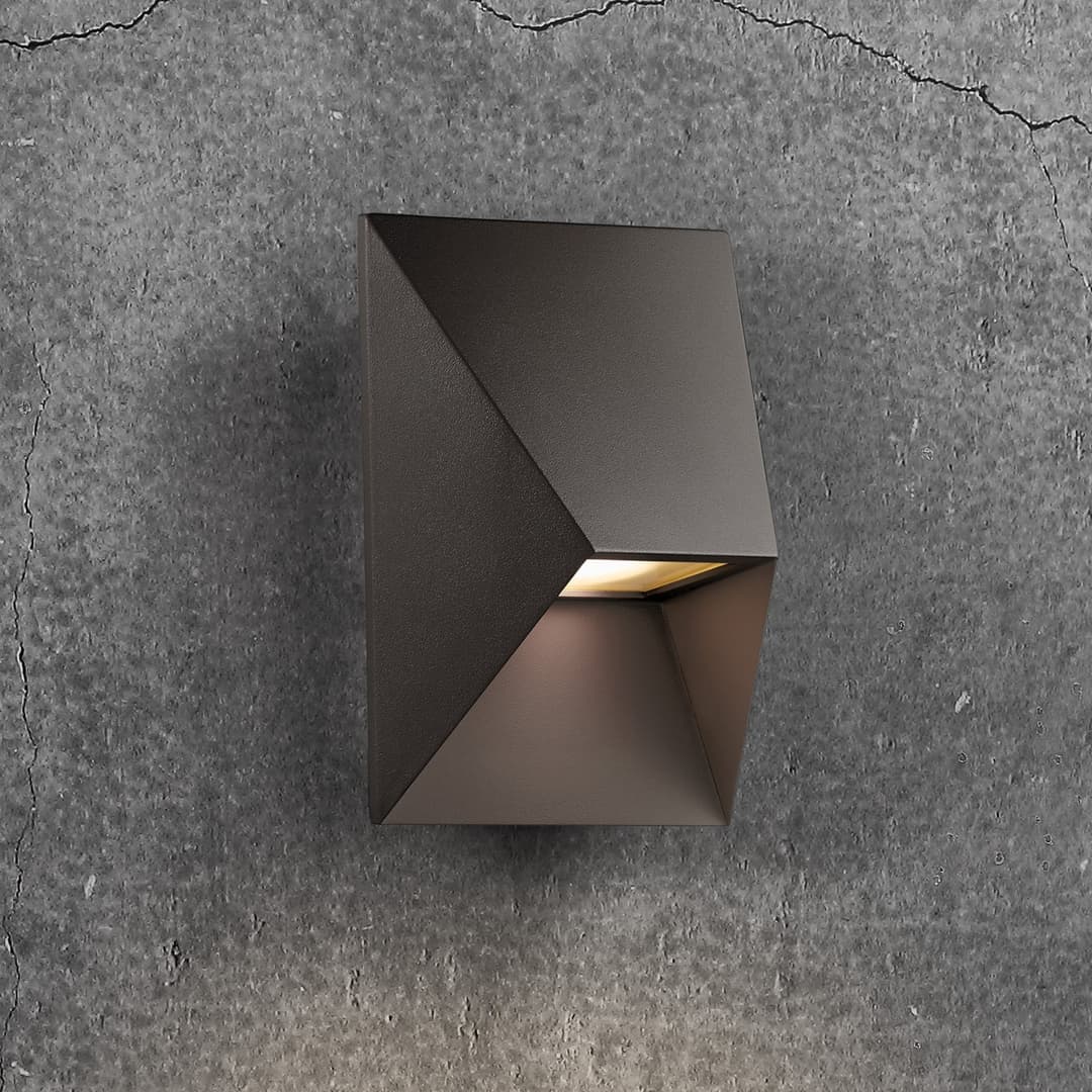 Pontio 15 Außenwandleuchte Black - Nordlux - Modern - Metall - Eckig