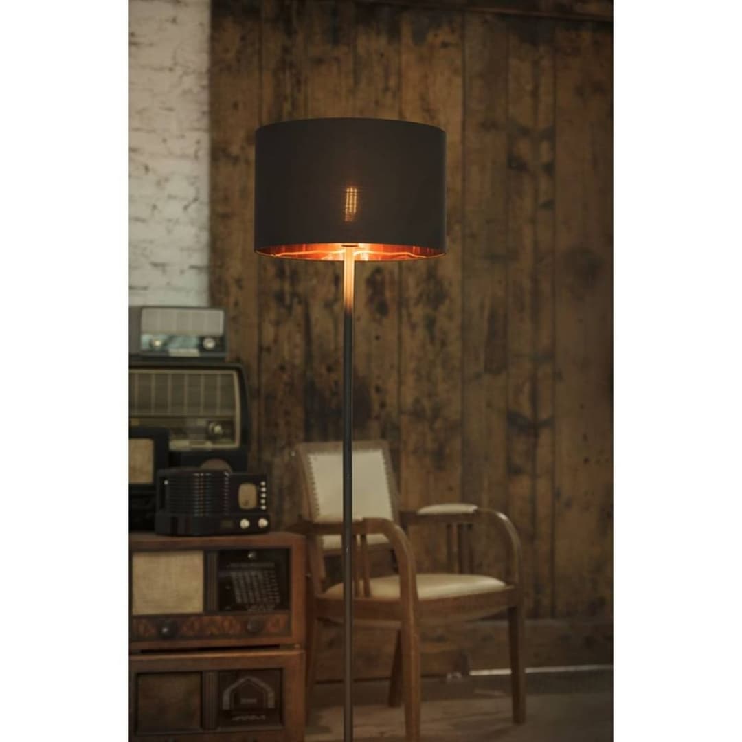Fenda Stehleuchte Ø45,5 Black/Copper/Brushed Metal - SLV - Wohnzimmer - Vintage - Metall