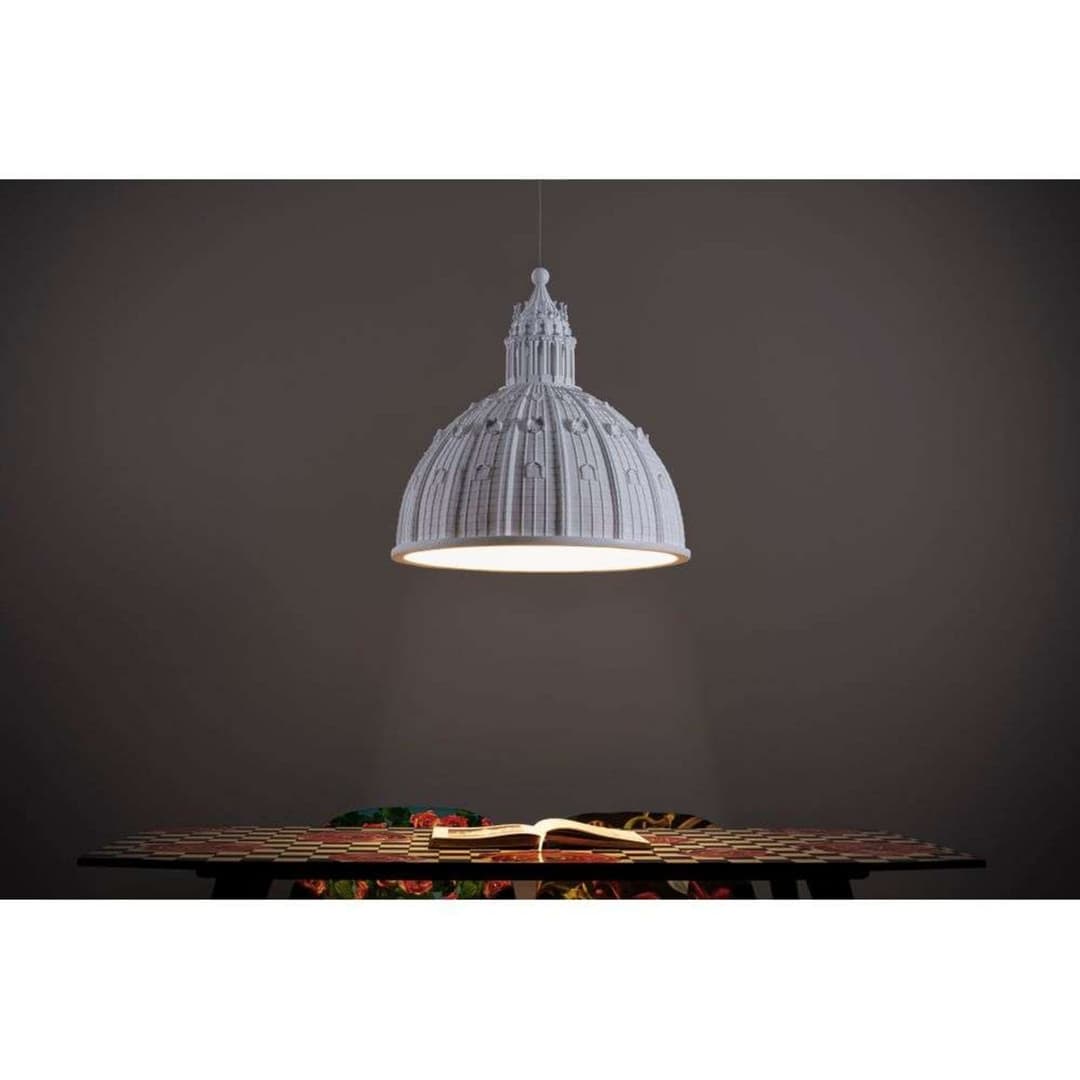 Cupolone Quarantacincinque Pendelleuchte Ø45 White - Seletti - Wohnzimmer - Kunststoff