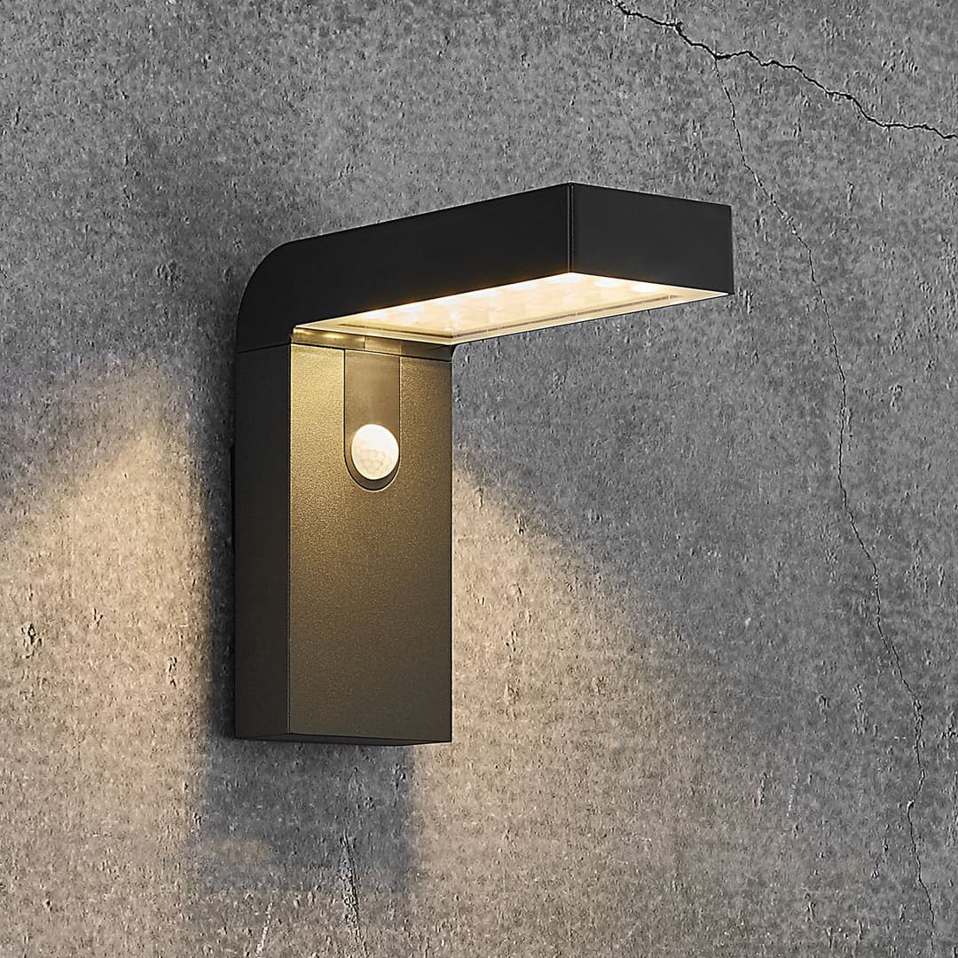 Alya LED Solarzelle Wandleuchte Black - Nordlux - Modern - Kunststoff - Einflammig