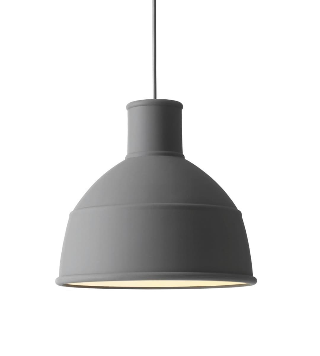 Unfold Pendelleuchte Dark Grey - Muuto - Wohnzimmer - Design - Kunststoff