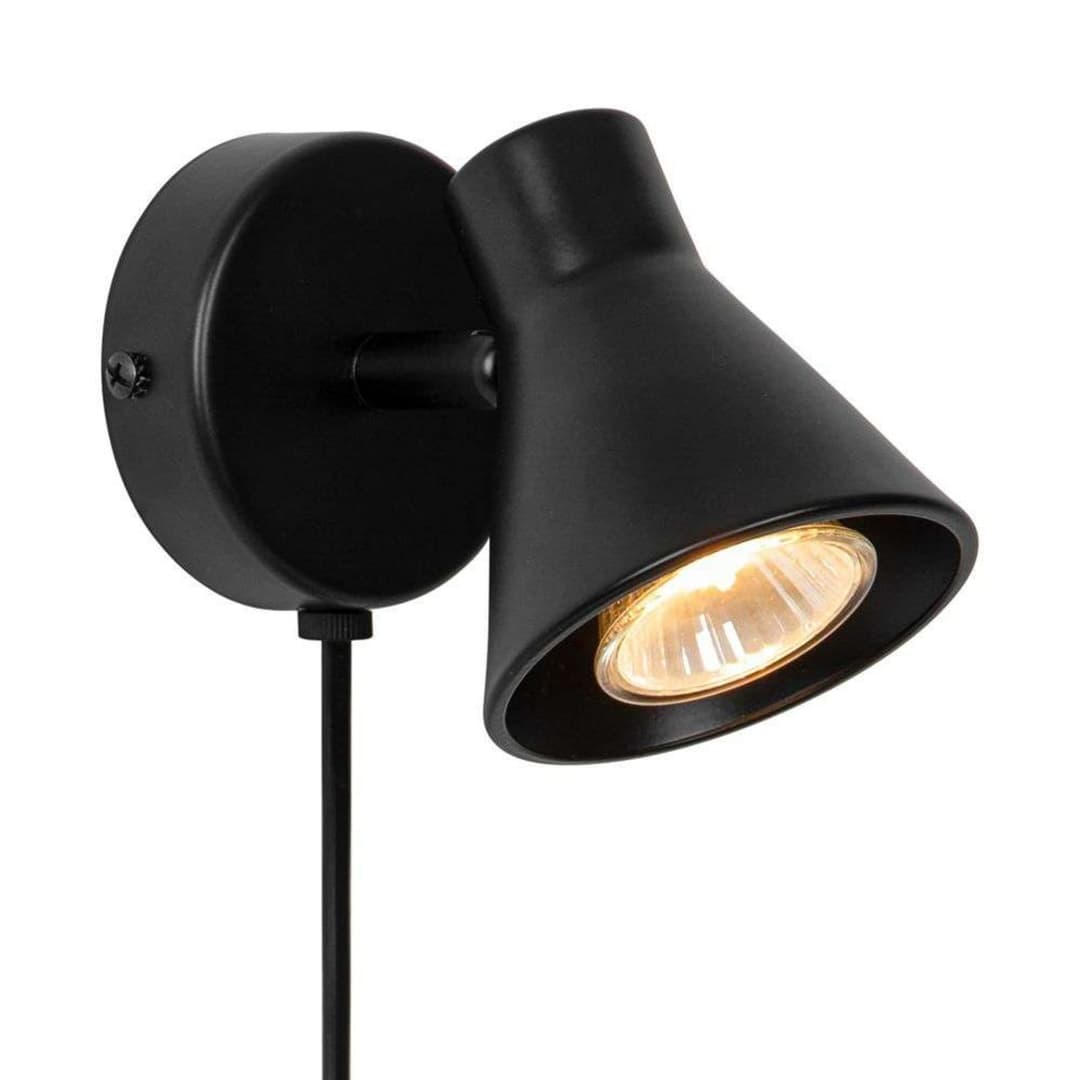 Eik Wandleuchte Black - Nordlux - Wohnzimmer - Metall