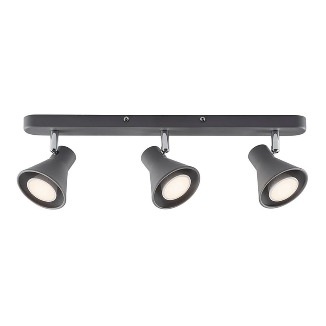 Eik 3 Deckenleuchte Grey - Nordlux - Wohnzimmer - Metall