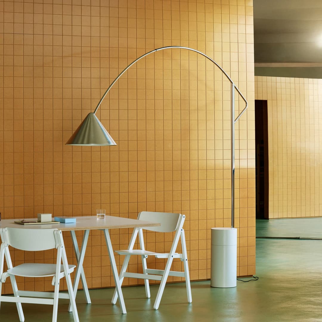 Compass Stehlampe, aluminium, Höhe 217 cm, E27 - HAY - Wohnzimmer - Design - Einflammig