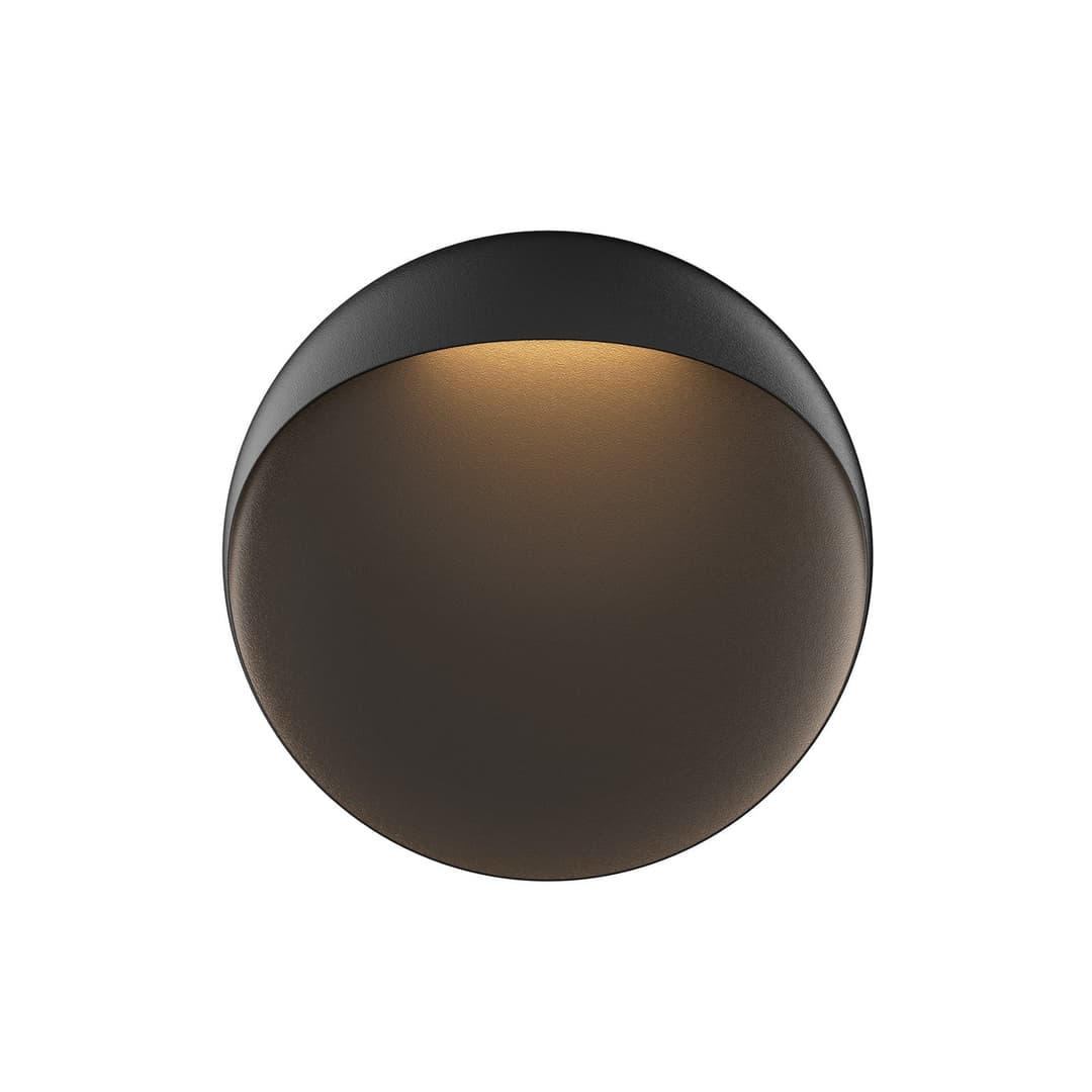 Flindt Wandleuchte Ø30 cm 3000K Black - Louis Poulsen - Wohnzimmer - Design - Aluminium - Rund