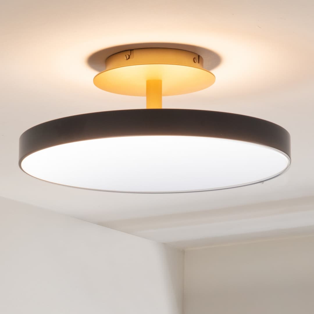 Asteria UP PLUS LED-Deckenlampe, anthrazit 40 cm CCT - UMAGE - Wohnzimmer - Design - Metall - Mit Abstand