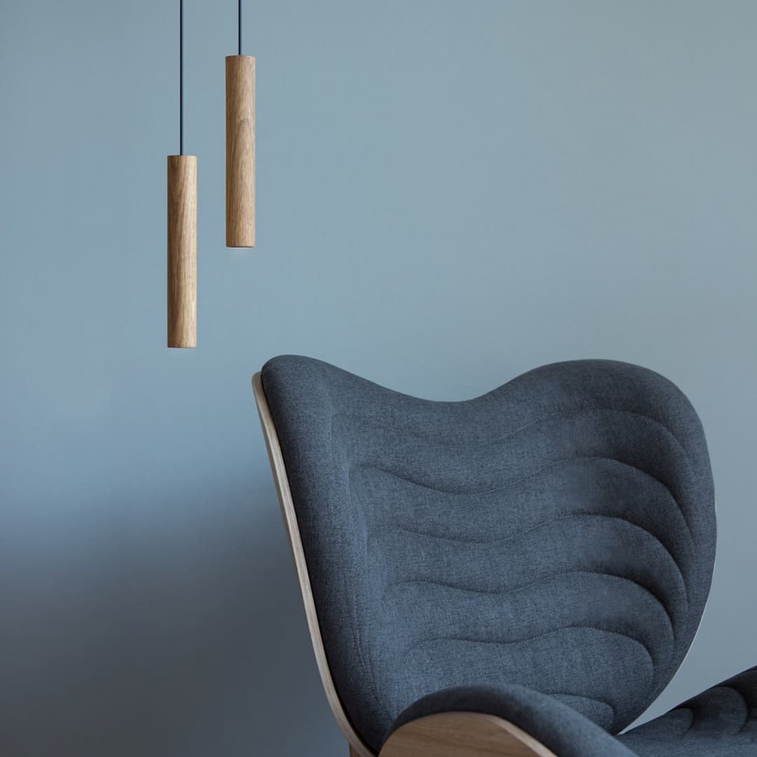 Chimes Pendelleuchte Eiche - UMAGE - Wohnzimmer - Modern - Holz - Einflammig