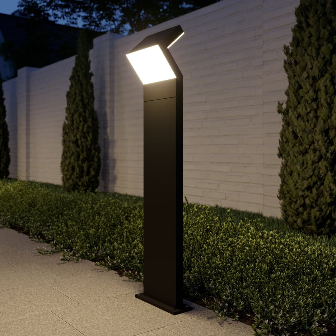 Havin Außen Gartenleuchte H100 Dark Grey - Arcchio - Modern - Metall - Einflammig