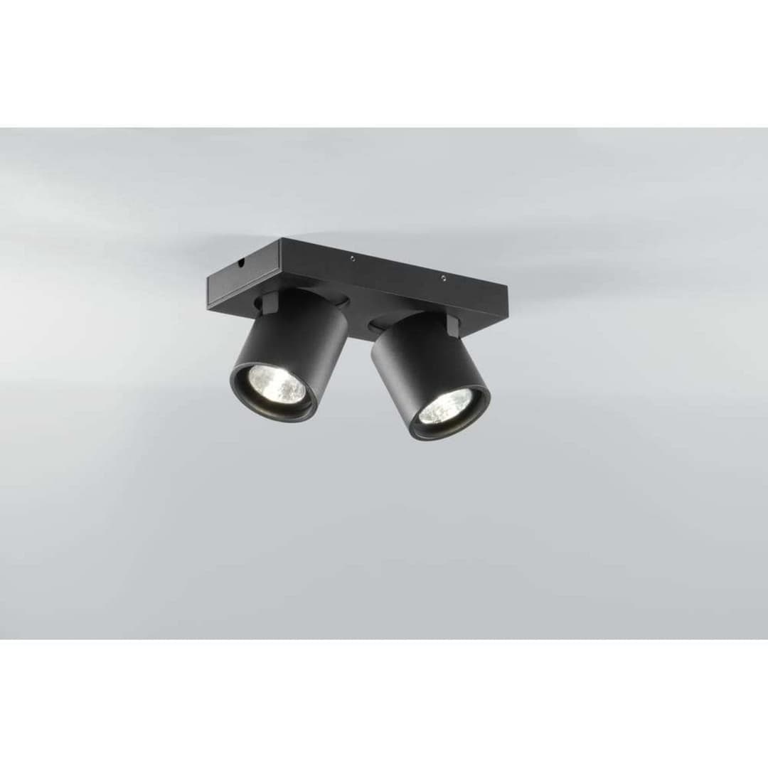 Focus 2 Deckenleuchte 2700K Black - LIGHT-POINT - Wohnzimmer - Aluminium