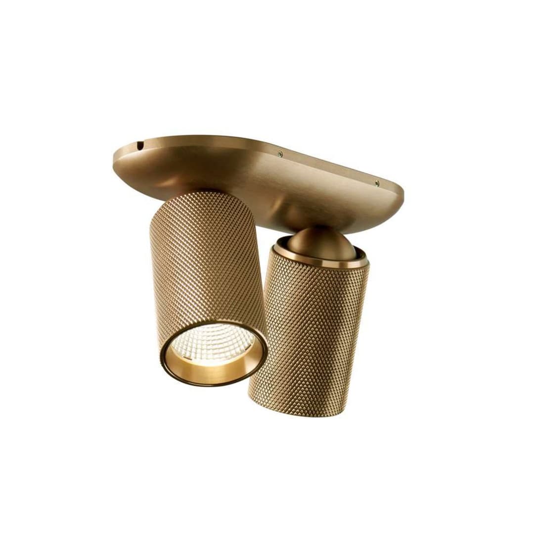 Raw 2 Deckenleuchte 2700/3000K Brass - LIGHT-POINT - Wohnzimmer - Aluminium