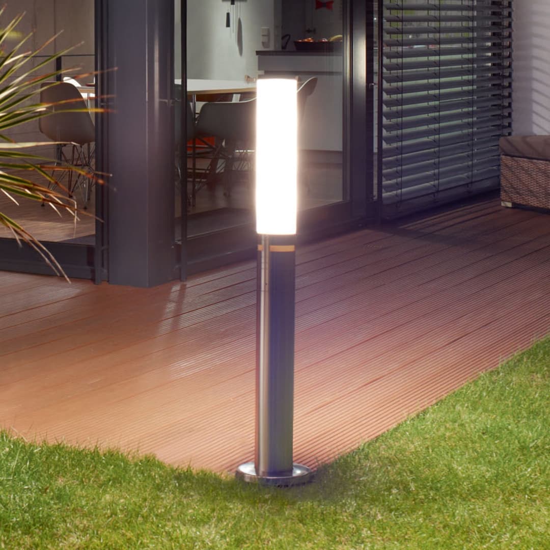 GL 60 S Sensor-Wegelampe, 104 cm IP44 GU10-LED - STEINEL - Modern - Metall - Einflammig