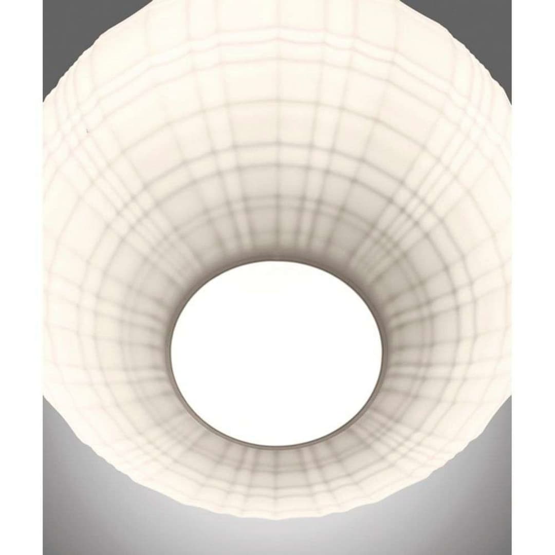 Tartan LED Pendelleuchte Dimmbar Weiß - Foscarini - Glas