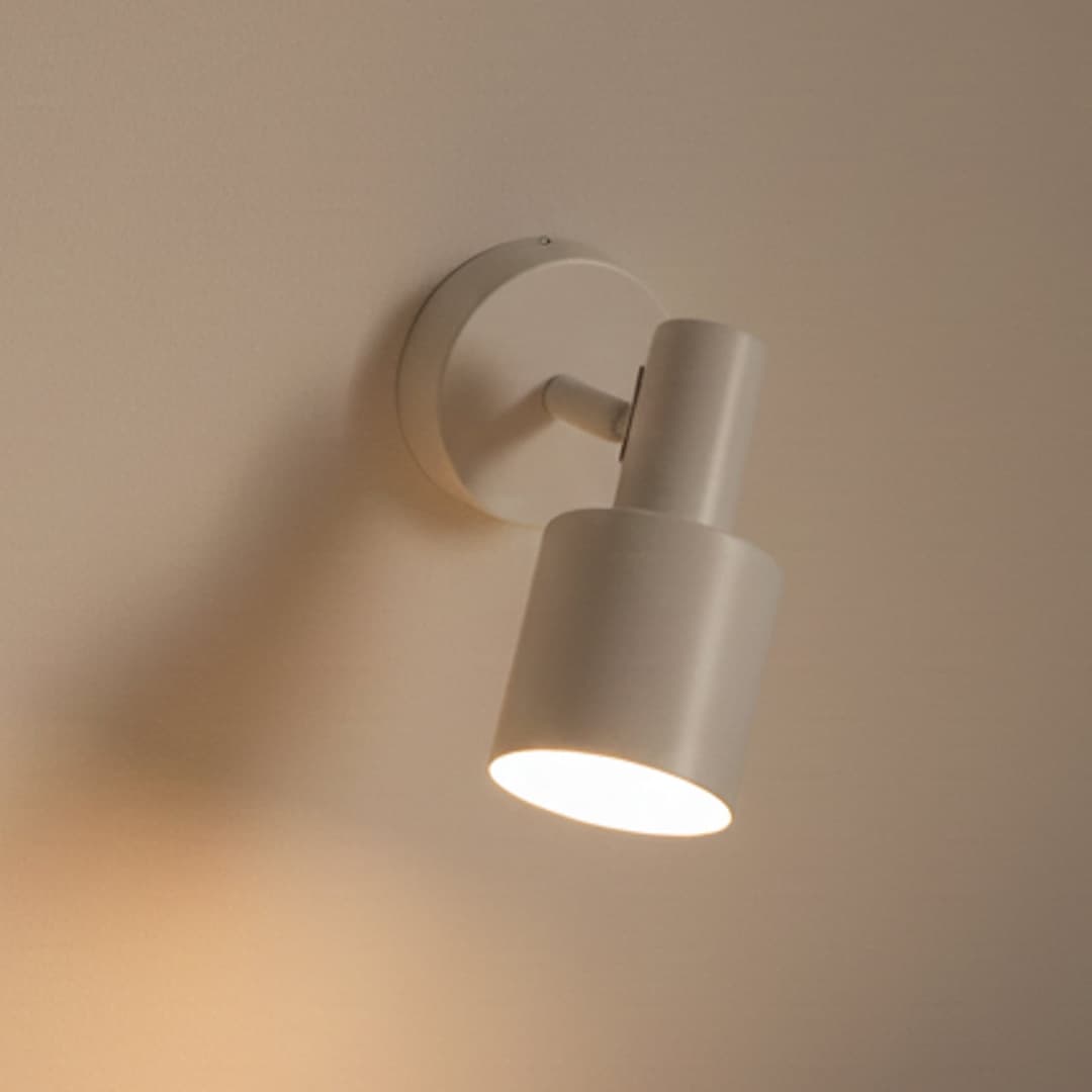 Ovelia Wandleuchte, beige, E27 - Lindby - Wohnzimmer - Modern - Metall - Einflammig