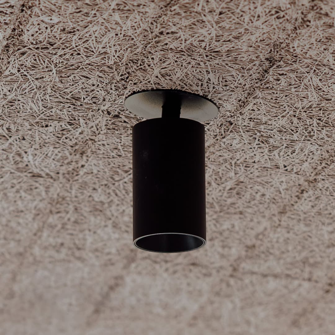 SpotOn Semi Schwenkbarer Halbeinbau-Spot, schwarz – Antidark - Wohnzimmer - Aluminium