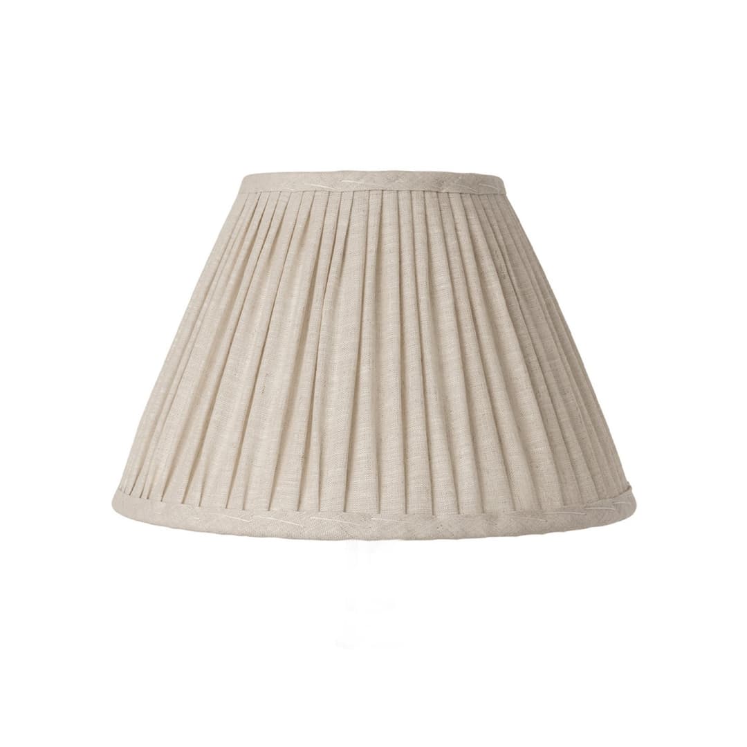 Ella Lampenschirm, beige, Ø 26 cm, Leinen - Watt & Veke - Design - Stoff / Textil