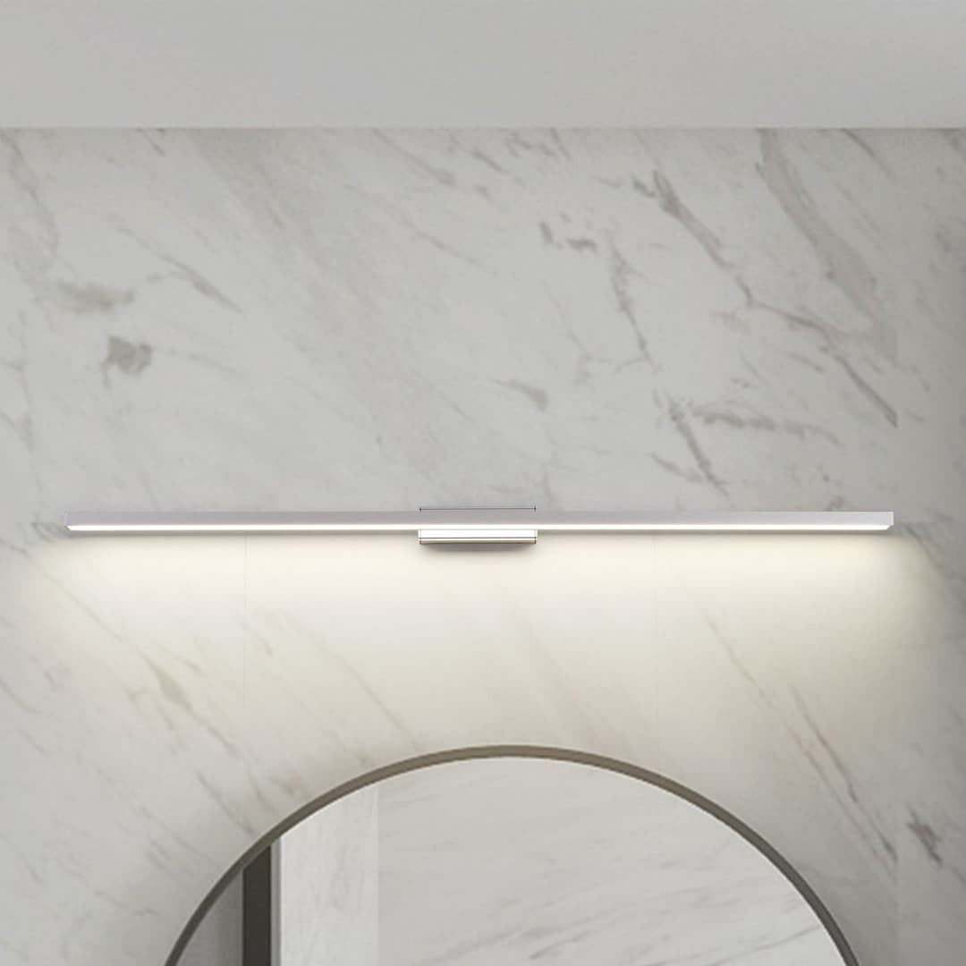Alenia LED Wandleuchte 120cm Alu - Lindby - Badezimmer - Modern - Aluminium - Einflammig
