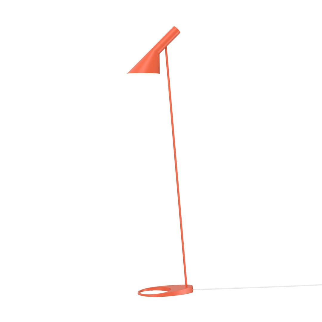 AJ Stehleuchte, orange - Louis Poulsen - Wohnzimmer - Design - Metall - Einflammig