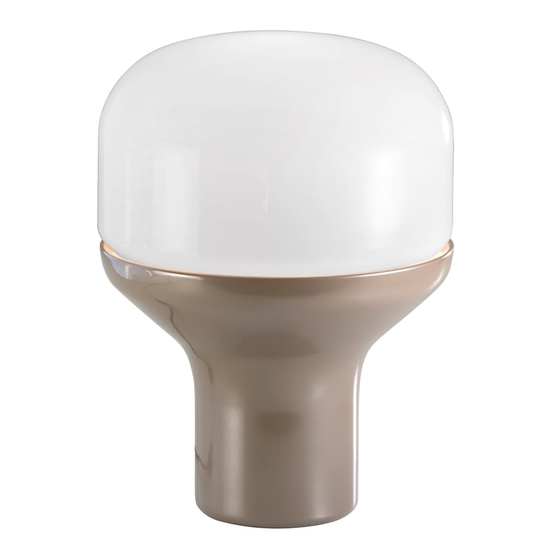 Delux Tischleuchte Golden - Martinelli Luce - Wohnzimmer - Design - Metall - Mit Schirm