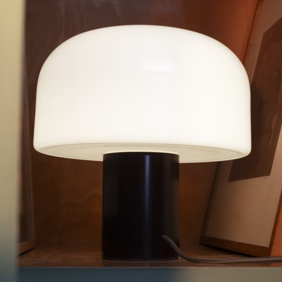 Bellhop Glas T Tischleuchte Cioko - Flos Bellhop Glass T - Wohnzimmer - Mit Schirm