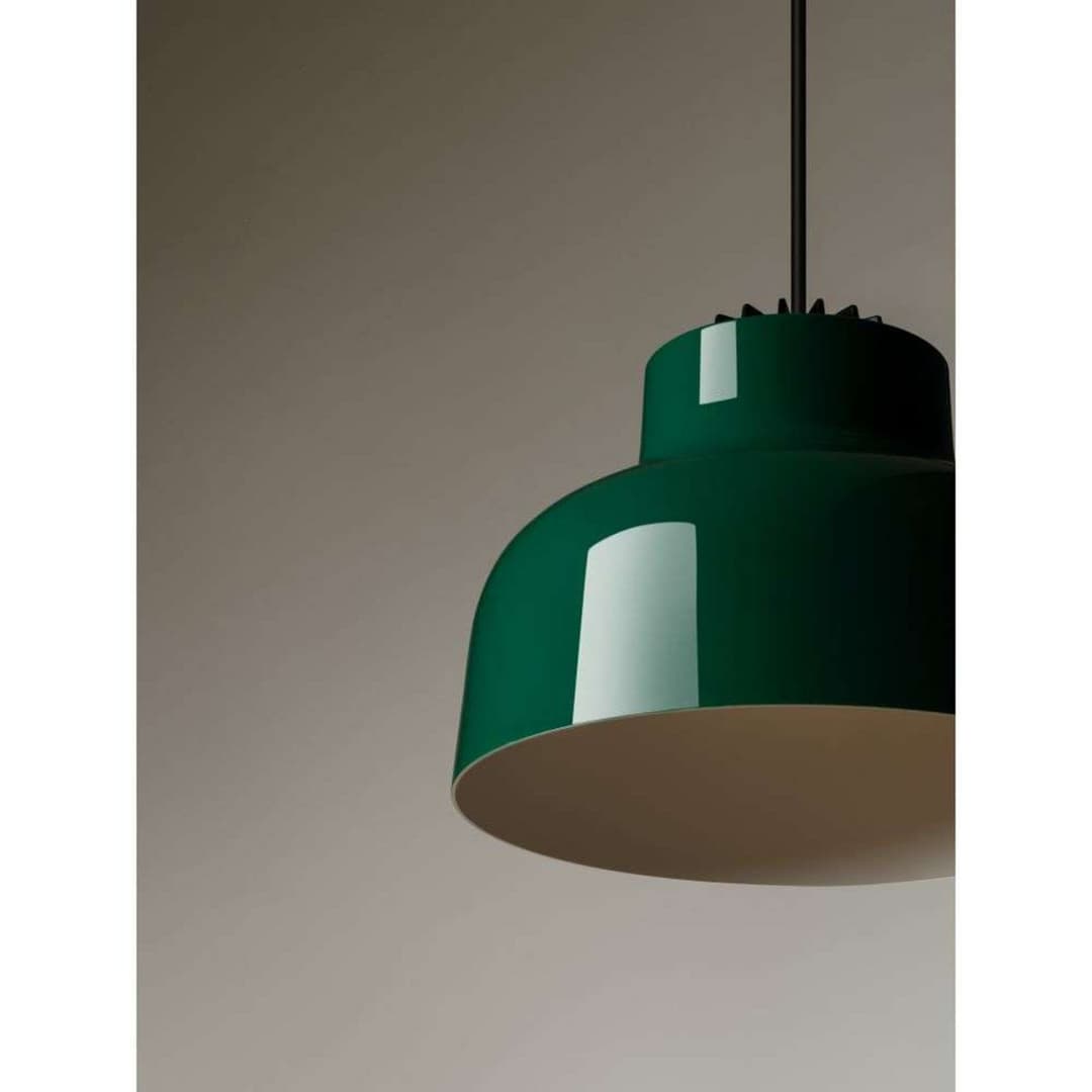 M64 Pendelleuchte Dim. Glossy English Green - Santa & Cole - Wohnzimmer - Aluminium