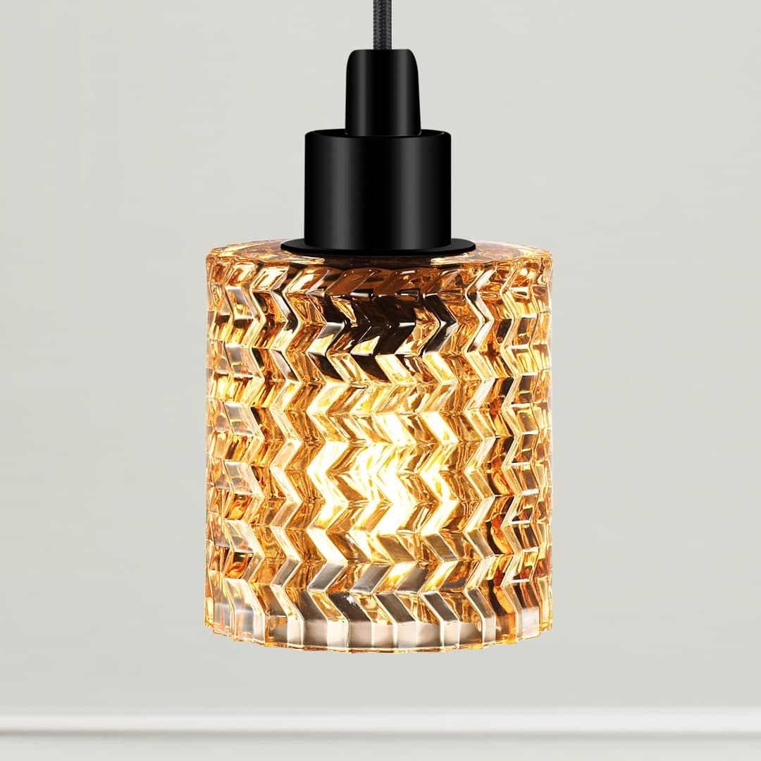 Hollywood Pendelleuchte Amber - Nordlux - Wohnzimmer - Modern - Glas - Einflammig
