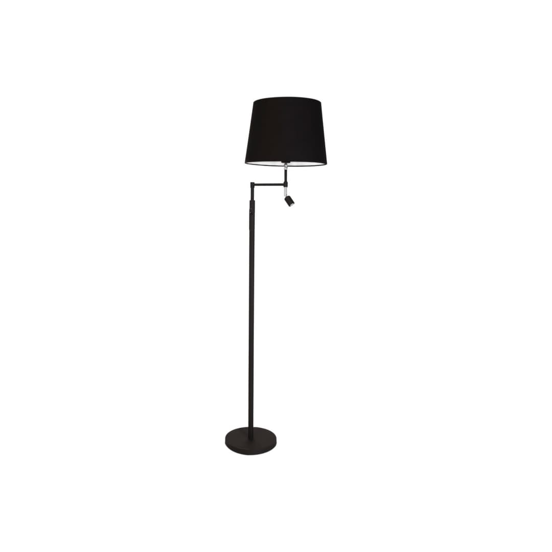 Orlando Stehleuchte Black/Black - By Rydéns - Wohnzimmer - Modern - Metall - Mit Schirm