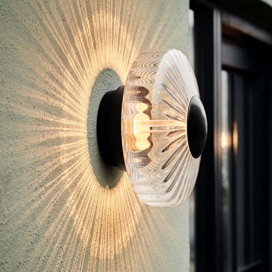 LED-Außenwandlampe New Wave Optic, 26 cm IP65 - Design By Us - Aluminium - Einflammig