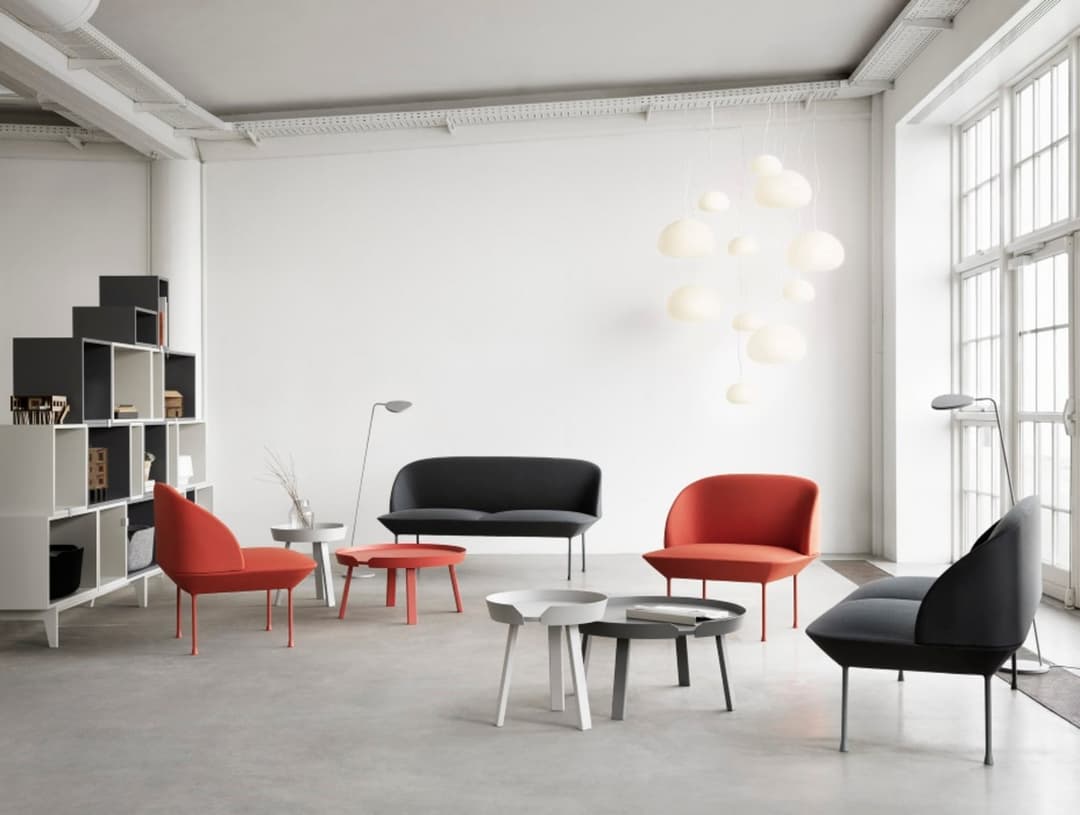 Fluid Pendelleuchte, Ø23 cm, weiß - Muuto - Wohnzimmer - Glas