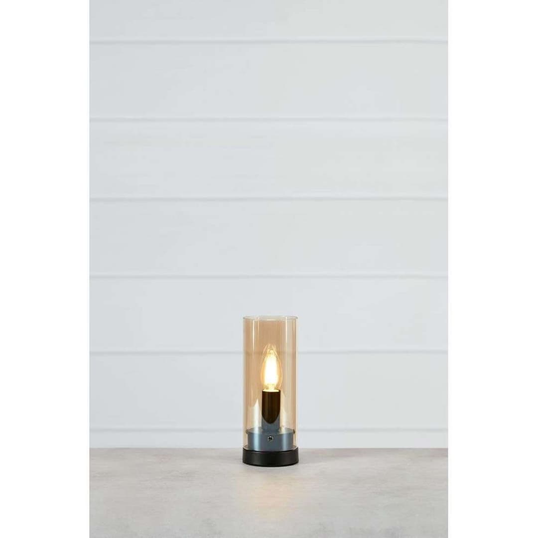 Post Tischleuchte H23 Black/Amber - Markslöjd - Wohnzimmer - Metall